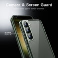 thumbnail image 5 of JETech Case for Samsung Galaxy S23 5G 6.1-Inch, Non-Yellowing Shockproof Bumper Protective Phone Cover, Anti-Scratch Hard PC Back (Green), 5 of 6