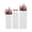 White, variant on ToppiJoy 3 PCS Metal Square Display Pedestal Stand, Cuboid Pedestals Display Plinth Pillars for Birthday Party Wedding (Red)