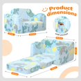thumbnail image 3 of Silla infantil MeMoreCool Dinosaurio brillante 2 en 1 convertible, 3 of 7