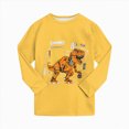 thumbnail image 4 of NOLDARES Toddler Boys Pajamas 2 Piece Long Sleeve Pjs Set Cotton Fall Winter Sleepwear 6-12 Months 12-24 Months 2t 3t 4t 5t 6t 7t 8t 9t Children,Navy,12-18 M, 4 of 4