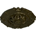 thumbnail image 3 of Ekena Millwork 16 1/2"OD x 2 3/8"P Southampton Ceiling Medallion, Hand-Painted Green Gold, 3 of 6