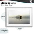 thumbnail image 4 of Stupell Industries Traditional Misty Lake Reflection Gray Framed Print Under Glass, 23 x 17, by Gail Peck, 4 of 8
