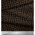 thumbnail image 2 of Soimoi Rayon Fabric French Horn Musical Instrument Print Fabric by The Yard 56 Inch Wide, 2 of 3