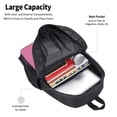 thumbnail image 5 of Vsdgher Gingham Print Backpack for Women Men School Bookbag with Laptop Compartment for College Work Travel, Simple Fashion Casual Daypack, Fit 15" Laptop, 5 of 8