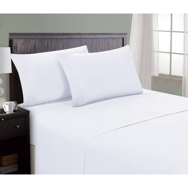 King Size Bed Sheet Set Brushed Microfiber Sheets Bedding 4 Pcs Bed Linens  K108