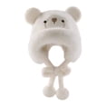 thumbnail image 2 of Segolike Cute Stuffed Bear Ear Hat Comfortable Animal Headgear for Girls Camping Holidays white, 2 of 7