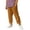 Brown, variant on OGLCCG Cotton Linen Pants for Girls Teens Summer Casual Straight Leg Boho Pants Elastic Waist Beach Trousers with Pockets 4-15 Years