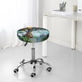 thumbnail image 7 of Bingfone Whimsical Treehouse Painting Padded Round Bar Stool Cover Cushion with Elastic Fabric Round Chair Seat - Whimsical Treehouse Painting, 7 of 7