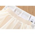 thumbnail image 5 of HJYCHN Girls Skirt High Waist Mesh Tutu Skirt with Pearl Detail and Lining for Carnival Party and Daily Wear Back to School Outfits for Girls 3-4 Years, 5 of 9
