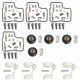 thumbnail image 1 of Carburetor Repair Kit With Seal Float Valve Pilot Screws For Honda St1100 Sc26 1990-2000 St1100 Rebuild, 1 of 3
