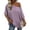 01 Purple, variant on Fewfanhot Womens Tops Off The Shoulder Oversized Short Sleeve T-Shirts Summer Spring Casual Fashion Tees