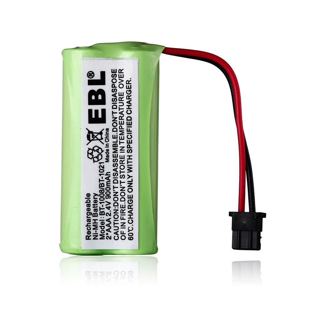 EBL 2.4V 900mAh Replacement Battery for Uniden BT1008, BT1008S, BT