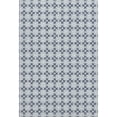 thumbnail image 2 of Addison Rugs Mayfield Washable Transitional Modern Squares Navy Rectangle Rug, 5' x 7'6", 2 of 6