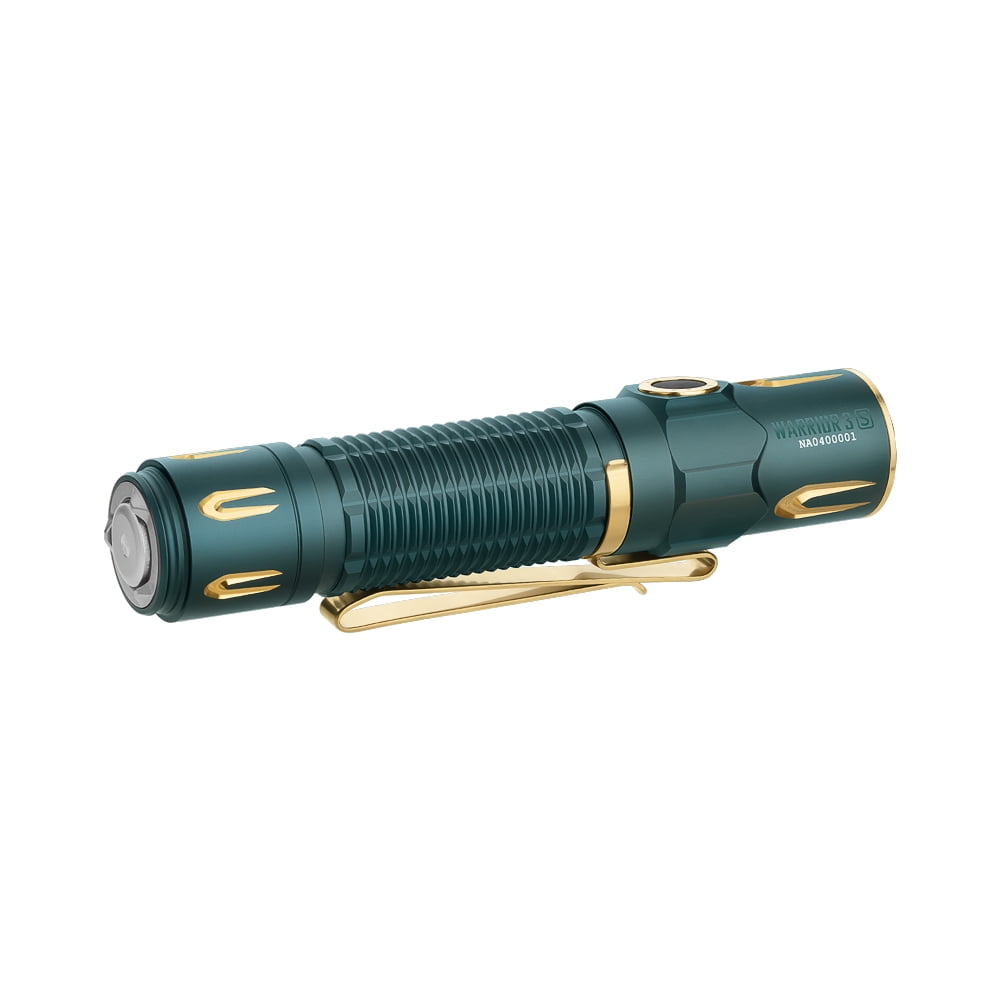Olight Warrior 3S Dream Blue Waterproof handheld Flashlight, 2300 Lum, 300 Meter