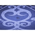 thumbnail image 1 of Ahgly Company Machine Washable Indoor Rectangle Transitional Sky Blue Area Rugs, 8' x 12', 1 of 7