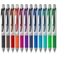 thumbnail image 2 of Pentel EnerGel XM BL77 - Retractable Liquid Gel Ink Pen - 0.7mm - Clam Pack Gift Set of 12 Colors, 2 of 4