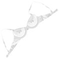 thumbnail image 4 of Invisible Transparent Ultra-fine Shoulder Strap Plastic Bra Disposable Underwear Bra (42), 4 of 4