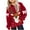 Wine, variant on Lorytime Christmas Hoodies for Teen Girls Unisex Reindeer Bow Sweatshirt Long Sleeve Tops with Pocket Cute Pullover