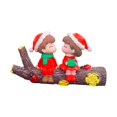 thumbnail image 1 of TQEHS Figuras de parejas de dibujos animados navideños, adornos para el interior del coche, tablero de instrumentos del automóvil G I8W6, 1 of 6