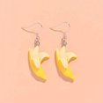 thumbnail image 2 of Y comida y juguetes simulados, pendientes mini plátano, pendientes corazón para niñas infantiles, 2 of 7