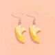 thumbnail image 2 of Y comida y juguetes simulados, pendientes mini plátano, pendientes corazón para niñas infantiles, 2 of 7