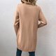 thumbnail image 4 of Pntutb moda mujer Casual bolsillos manga larga Casual sólido abrigo cárdigan blusa Pntutb Pntutb-2569, 4 of 5