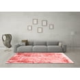 thumbnail image 3 of Ahgly Company Indoor Round Oriental Red Industrial Area Rugs, 3' Round, 3 of 4