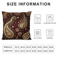 thumbnail image 5 of Flax Throw Pillow Cover Color Ethnic Hamsa Vintage Boho Pattern Drawing Drawn Eye  Pillowcase Home Decor Square Cotton Linen Pillow Case Cushion Cover, 5 of 5