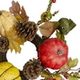 thumbnail image 2 of Pumpkin, Berries, Foliage and Pine Cone Fall Harvest Wreath - 13 inch, Unlit, 2 of 3