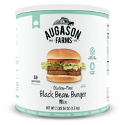 Augason Farms Gluten Free Black Bean Burger 2 lbs 14 oz No. 10 Can
