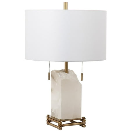 Alabaster Table Lamp - Safavieh Pearl Alabaster 24