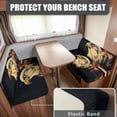 thumbnail image 2 of XYZCANDO American Flag Eagle RV Dinette Cushion Covers 2 Seat Couch Cover Universal RV Decor Comfortable Sofa Slip Covers for 2 Seat Cushion Couch Camper Must Haves Black, 2 of 7