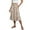 Gold #19, variant on Floral Skirts for Women Midi Length Vintage Drawstring High Waisted A Line Skirt Flowy Boho Causal Skirts with Pockets, M