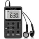 thumbnail image 1 of Mini Portable Stereo Radio,rechargeable,dsp Am Fm 2 Band Digital Receiver With Earphone(black), 1 of 4