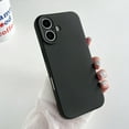 thumbnail image 2 of ShellTech for iPhone 11 Liquid Silicone Phone Case, Cute Slim Grip Soft Rubber Matte TPU Plain Solid Bright Color Shockproof Girly Simple Case with Camera Cover for Women Men,Black, 2 of 11