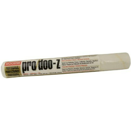 RR642-18 Pro/Doo-Z Roller Cover, 3/8-Inch Nap, 18-Inch, Shed-resistant for all paints enamels primers urethanes and epoxies By Wooster