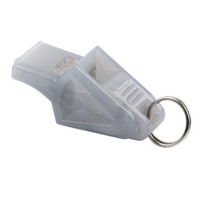 Silbatos de árbitro Silbato de plástico para entrenamiento de competición de árbitros Gris