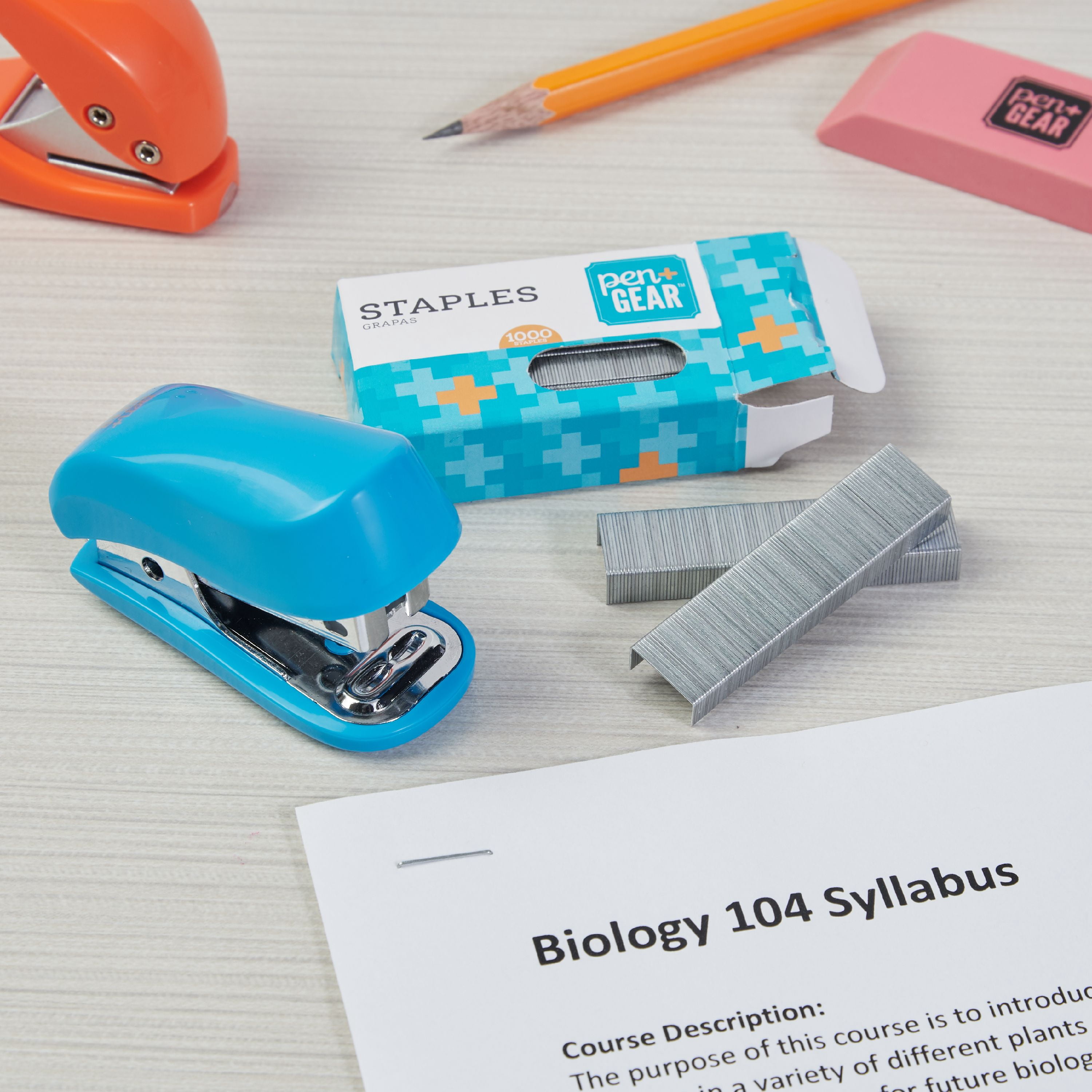 Pen + Gear Mini Stapler, Color Choices Will Vary
