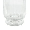 thumbnail image 4 of DecMode Glass Ribbed Fluted Candle Holder, 4 of 9