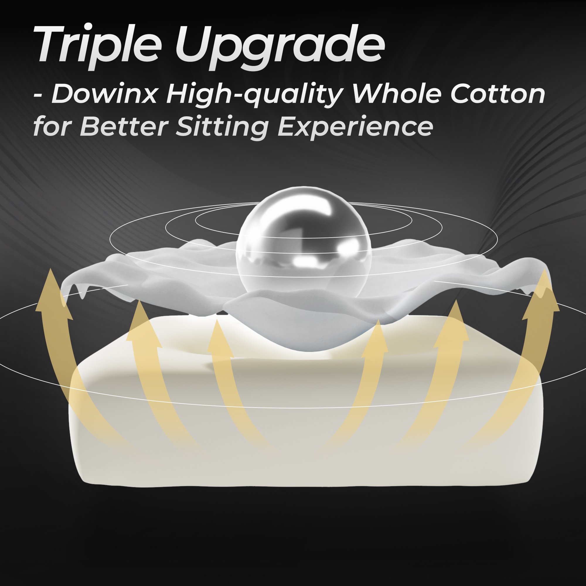 GOOSEA Breathable Suede Fabric Gaming Chair, Big and Tall Ergonomic Game Chair with Adjustable Massage Lumbar Support,3D Armrests,Retractable Footrest and Smooth PU Wheels, White