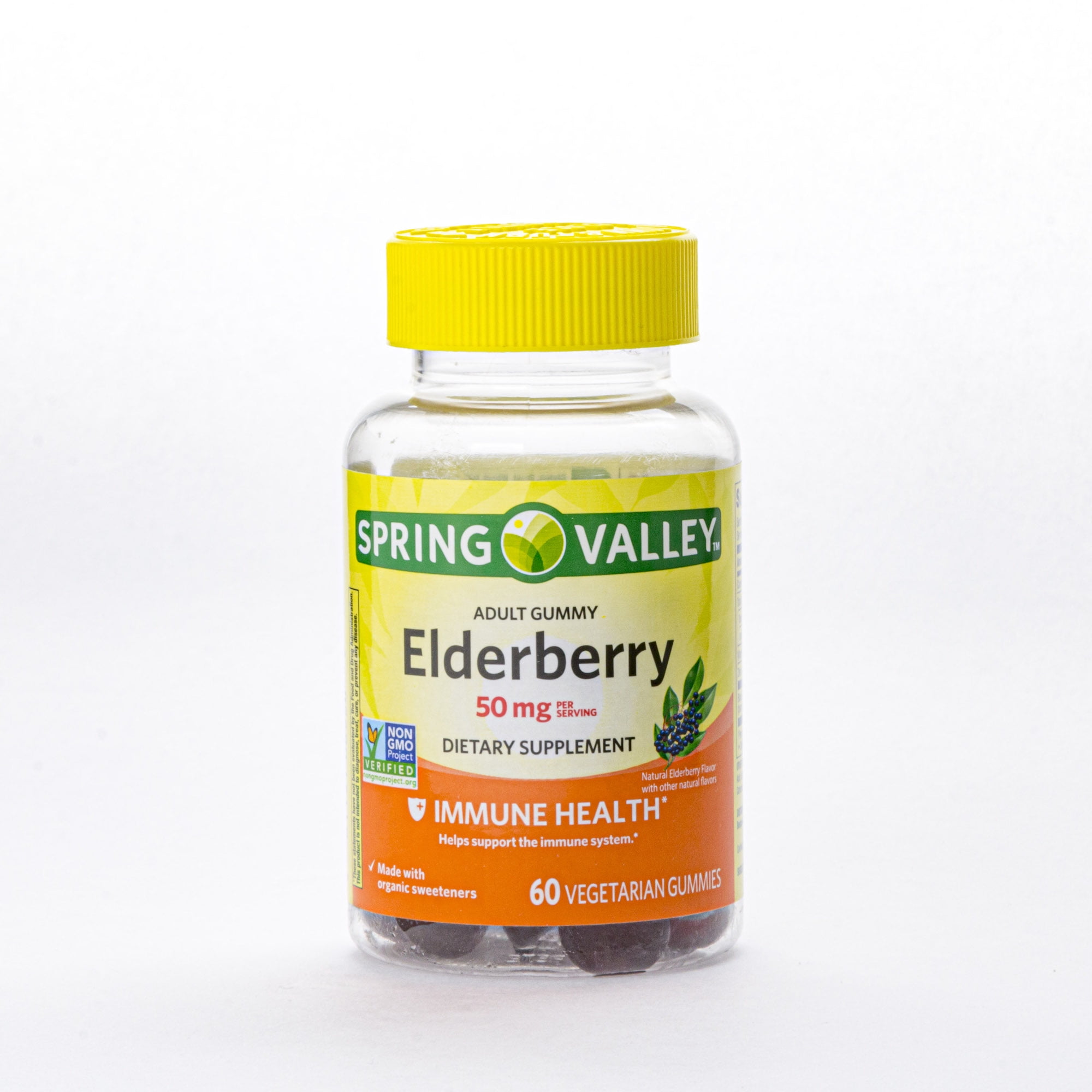 Spring Valley Elderberry Dietary Supplement, Adult Gummies, 60 ct