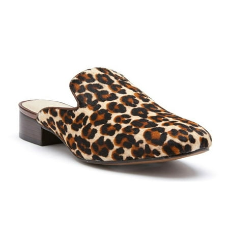 Beige Cowhide - Matisse Women's Lacy Beige Leopard Cowhide Leather Mule