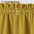 thumbnail image 5 of Velvet Tier Curtain Valance, Rod Pocket Boho Tassel Luxury Shade Curtain, 5 of 7