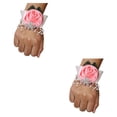 thumbnail image 4 of Cateissary Ramillete de muñeca con rosa encantadora, accesorio hermoso y femenino, ramillete de muñeca de rosa satinada hecho a mano N5 rosa N5 rosa 2piezas, 4 of 6