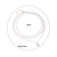 thumbnail image 6 of Riguas Faux Pearl Necklace Vintage Double-Layer Elegant Minimalistic Sweet Sturdy Alloy Clavicle Chain for Women, 6 of 7