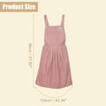 thumbnail image 3 of Unique Bargains Cross Back Aprons Waterproof Apron Apron with Pockets for Women Suitable for Baking Garden Pink, 3 of 7