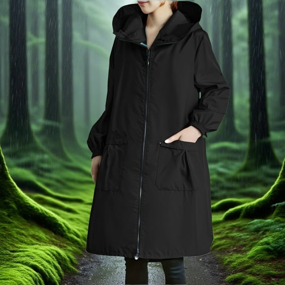 Pyhlmscde Women's Thin Work Clothes Windbreaker Coat, Womens Tops, Trench Coat Women, Fall Clothes