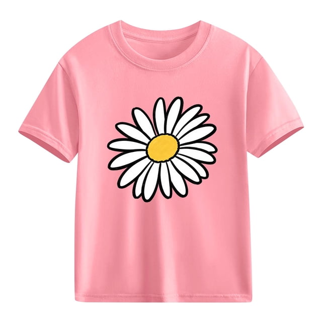 TaTaai School Season Cute Print Short Sleeve T-Shirt, Valentine's Day Casual Top, Unisex All Season Graphic Tee Gift
