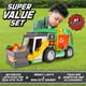 thumbnail image 2 of Maxx Action 3-N-1 Maxx Recycler – Large Motorized Garbage Truck Toy for Kids – Learning Activity Vehicle Includes Dumpster, Trash Bin and Miniature Trash Pieces – Green, 19 Inches, 2 of 5
