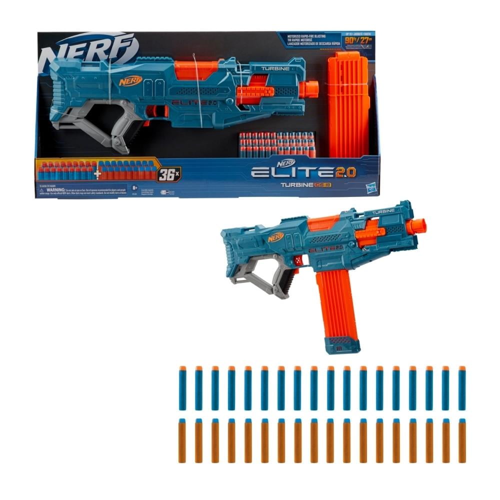 Lanzador Hasbro Nerf 36 Piezas Turbine Walmart en línea